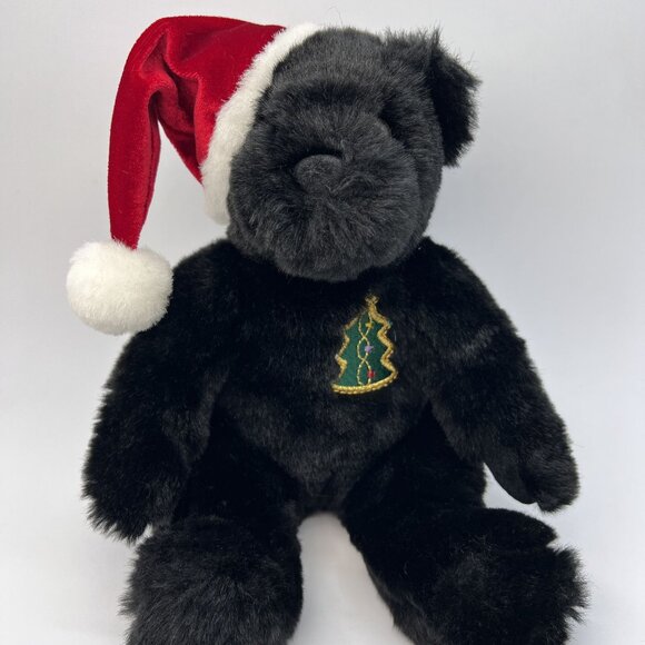Chrisha Creations Other - VTG 1988 Chrisha Playful Plush Christmas Teddy Bear Santa Hat